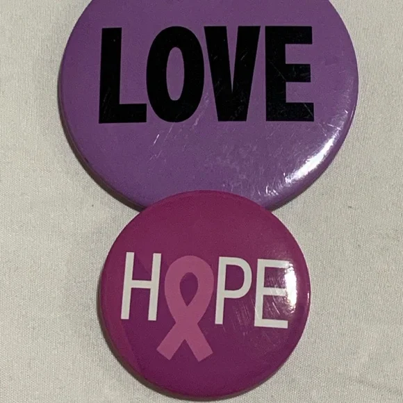🔥LOVE & HOPE buttons. - Picture 1 of 4